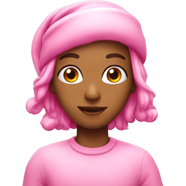 christmas pink emoji