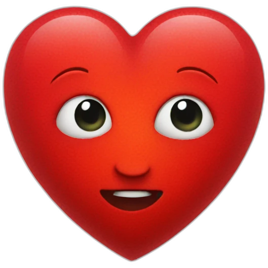 Red Heart a.i emoji
