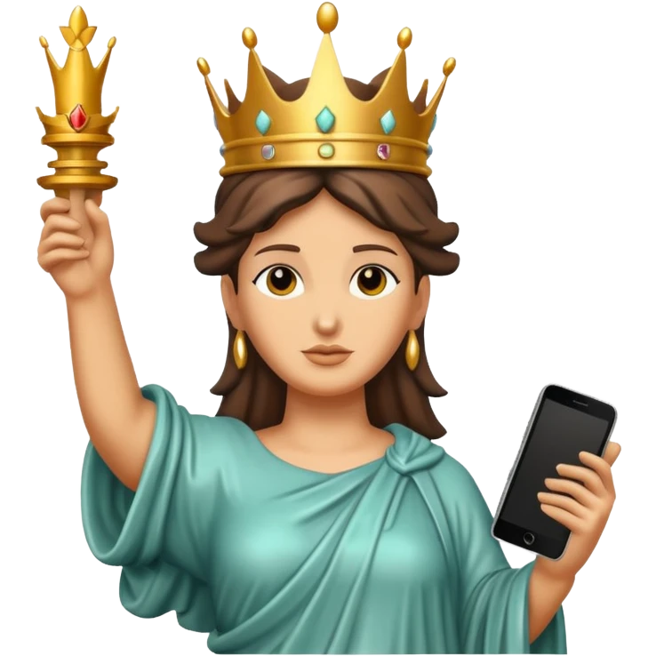 The 🗽 With a crown  emoji