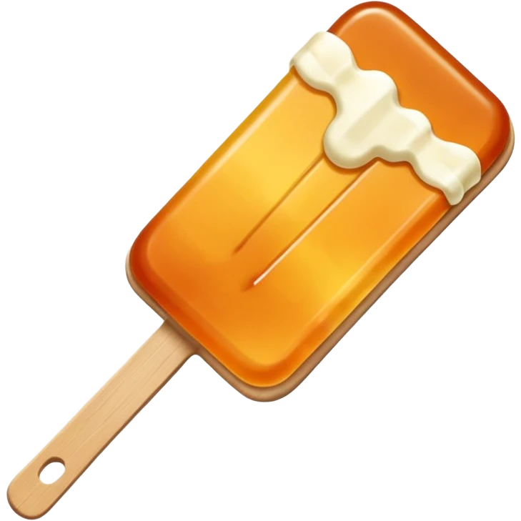 maple taffy on a popsicle stick emoji