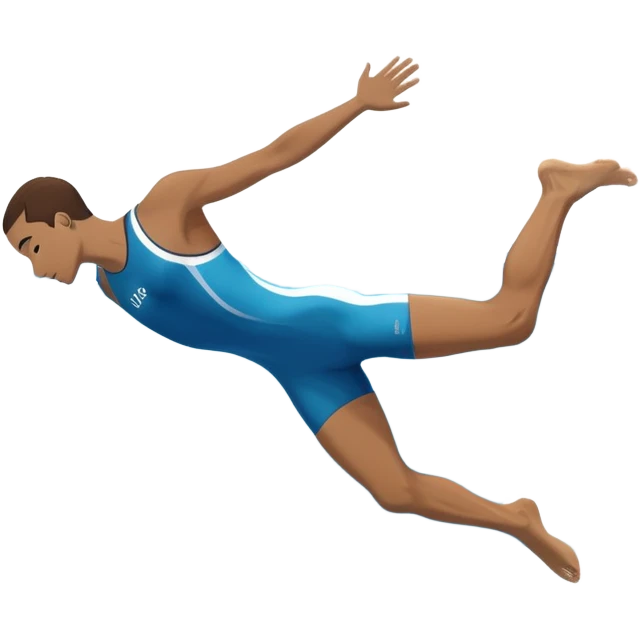 An icon showing an athlete mid-flip diving from a high springboard into a clear blue pool. The design captures the elegance of the twist, the splash below, and the height of the jump. Transparent background emphasizes the precision, grace, and thrill of diving as a sport. emoji
