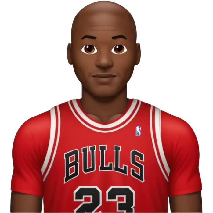 Michael Jordan number 23 Chicago Bulls emoji