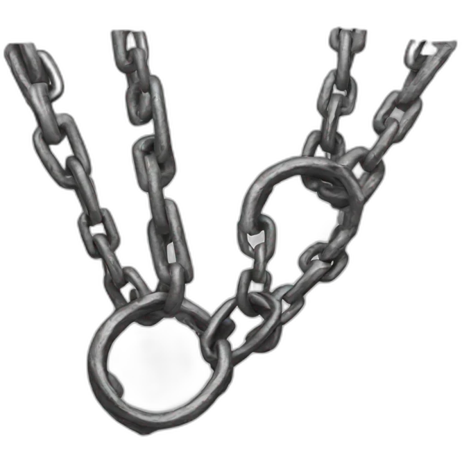 Chain breaking emoji