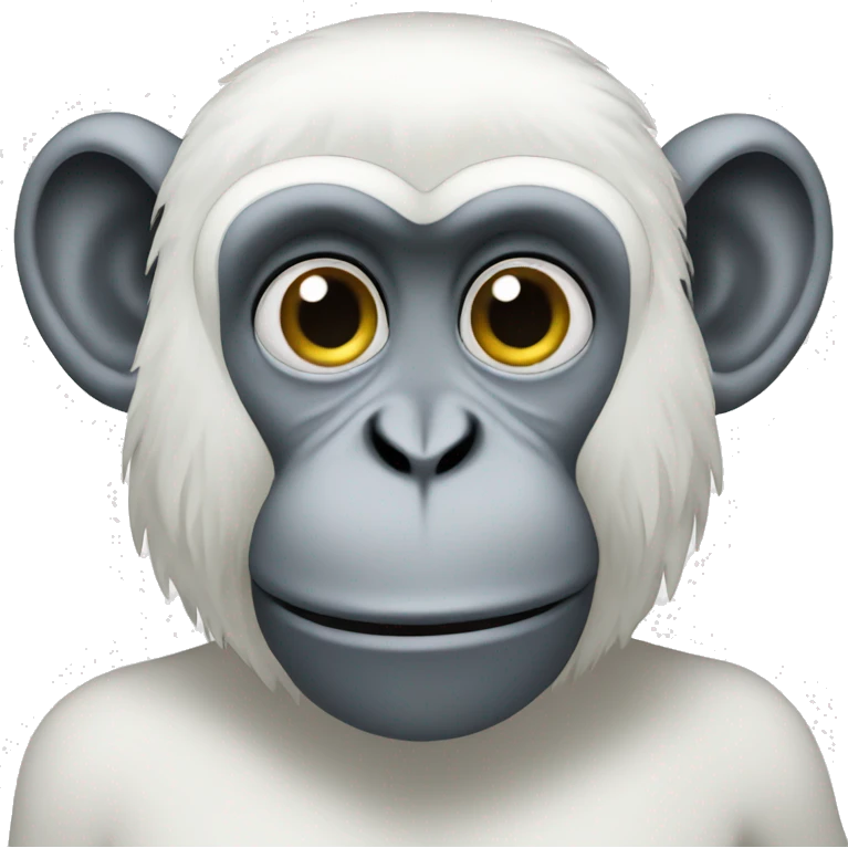 White monkey emoji
