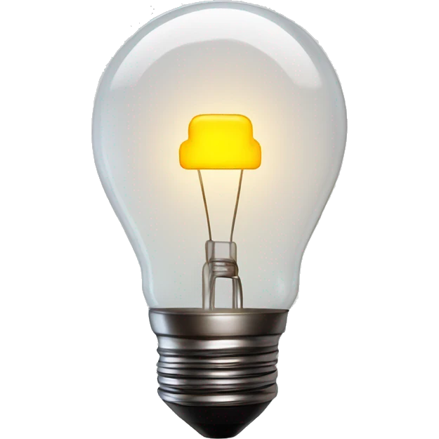 IA chatbot lightbulb emoji