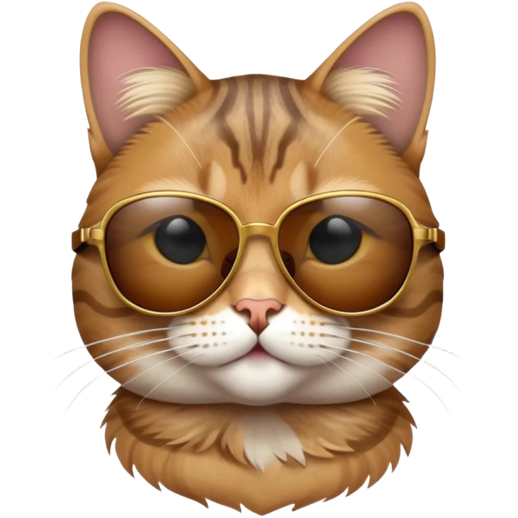 Cat wearing sunglasses emoji