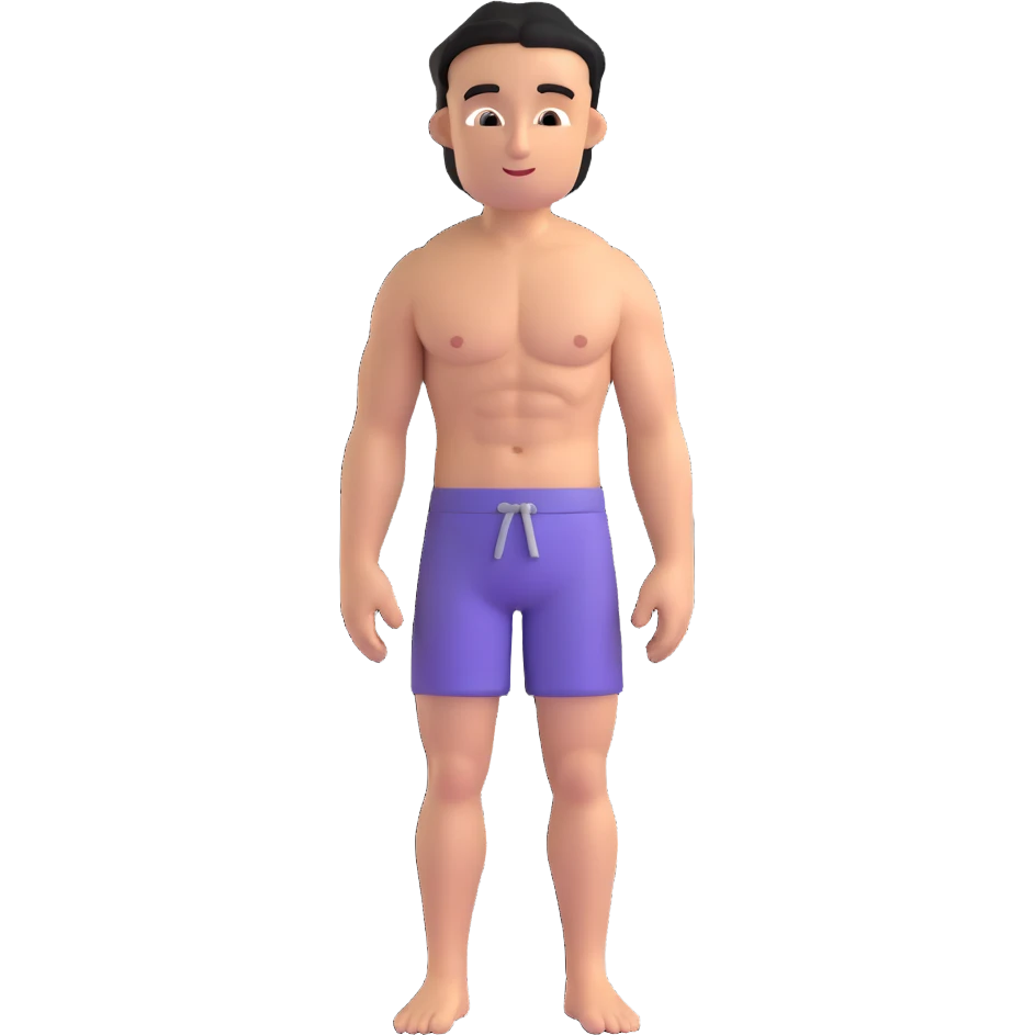 shirtless guy emoji