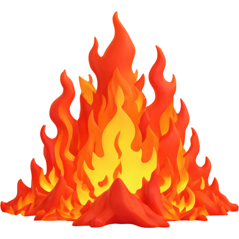 fiery underworld emoji