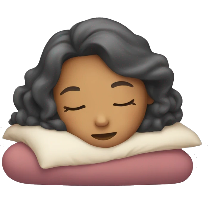 Girl sleeping emoji