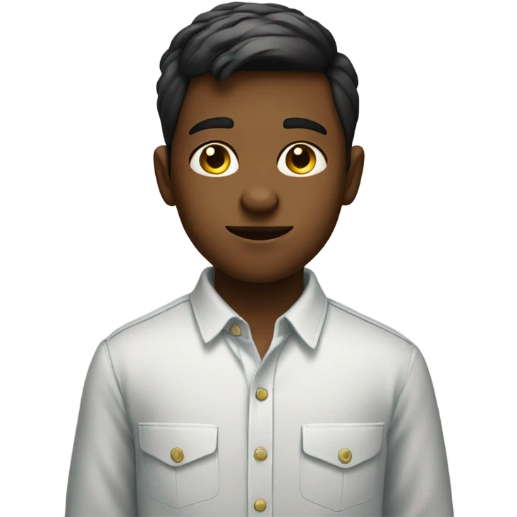 boys in collared shirts indoors (clean background) emoji