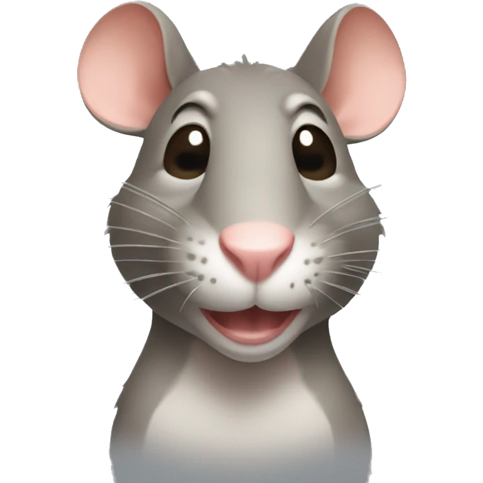 Winking rat emoji