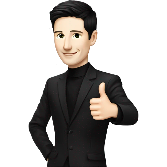 pavel durov thumbs up emoji