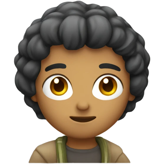 Saba is thinking  emoji