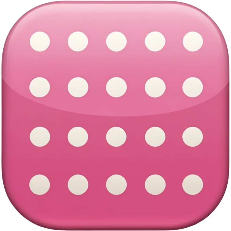 brown pink polka dots emoji