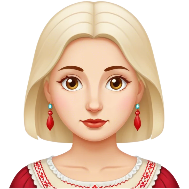 traditional polish european woman simple-traditional  emoji