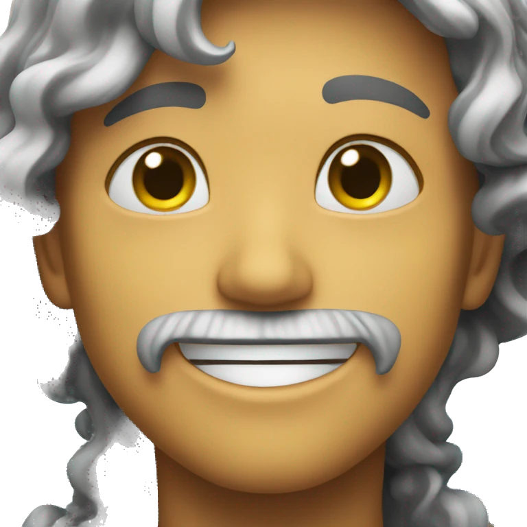 A smile of the waves emoji
