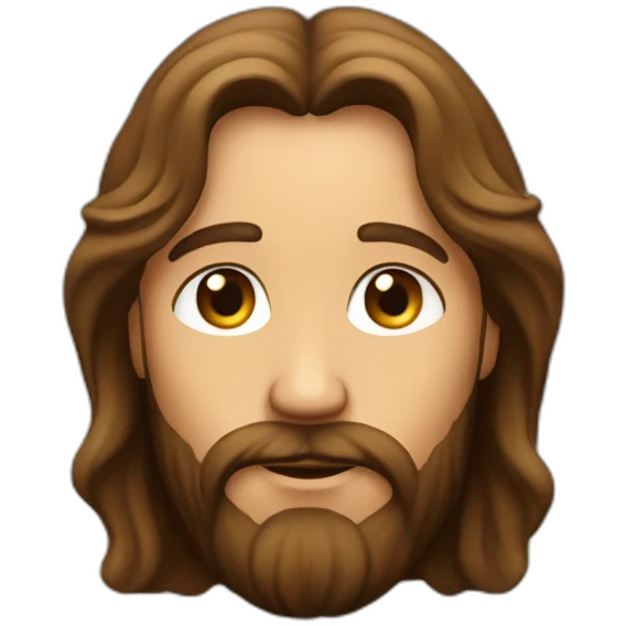 Jesus Lord hearts arround him emoji