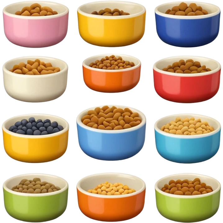 animal food bowls emoji