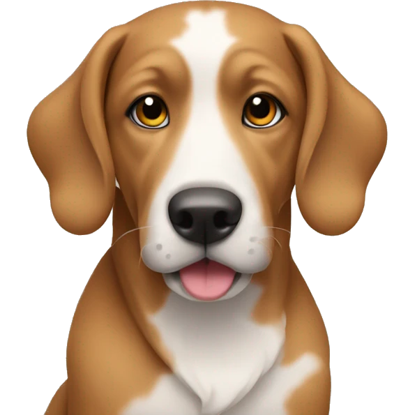 Dog doing asmr emoji