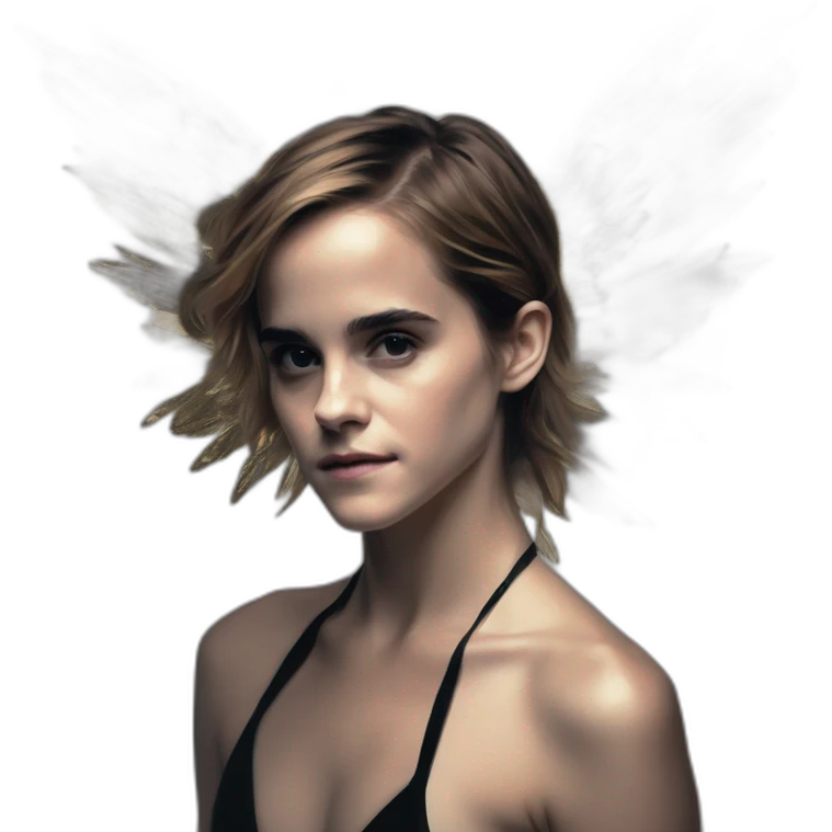 emma-watson,-david-bellemere,-bare-tits,-wings,-choker,-bathed-in-shadows,-fov-90-degrees,-short-lighting,-l-usm,-cold-colors,-gilded-technique,-extremely-hyper-aesthetic,-absurdres emoji