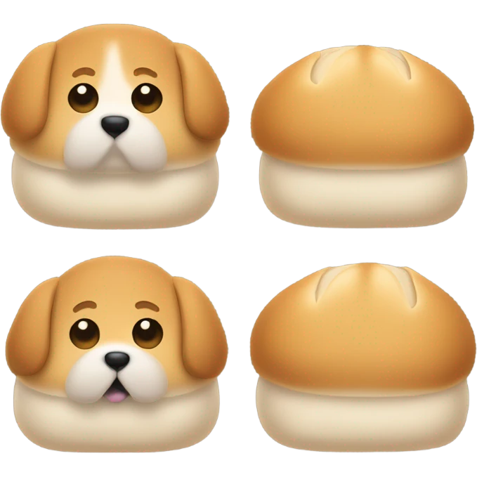 Dog loaf emoji