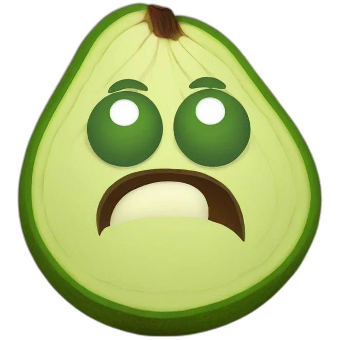 angry avocado emoji