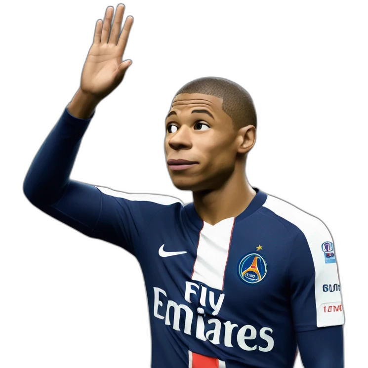 mbappe salute emoji
