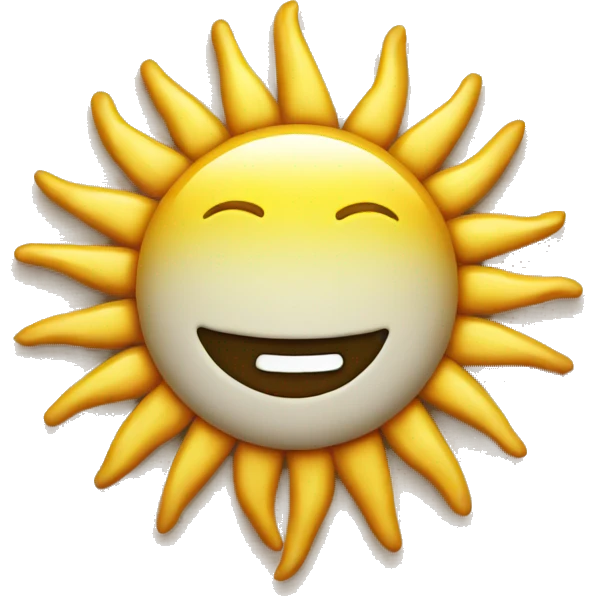 Sun emoji