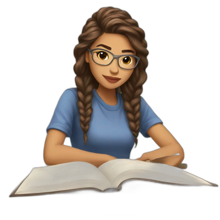 Zendaya studying emoji