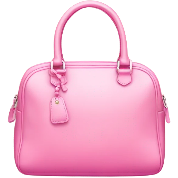 Cute pink bag emoji