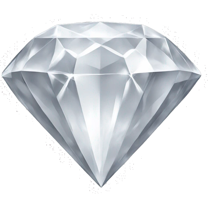 White and silver diamond emoji
