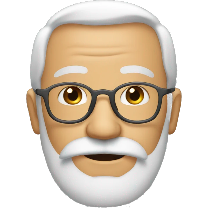 grandpa with beard emoji