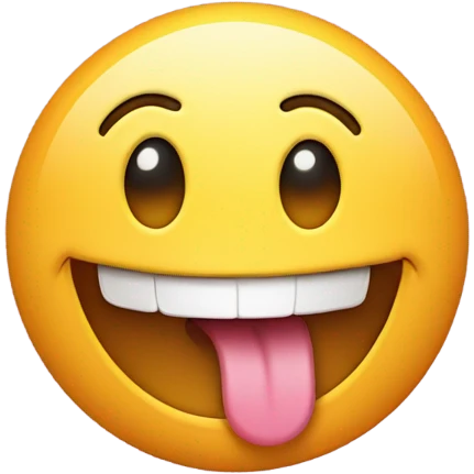 Smile face with tongue out  emoji