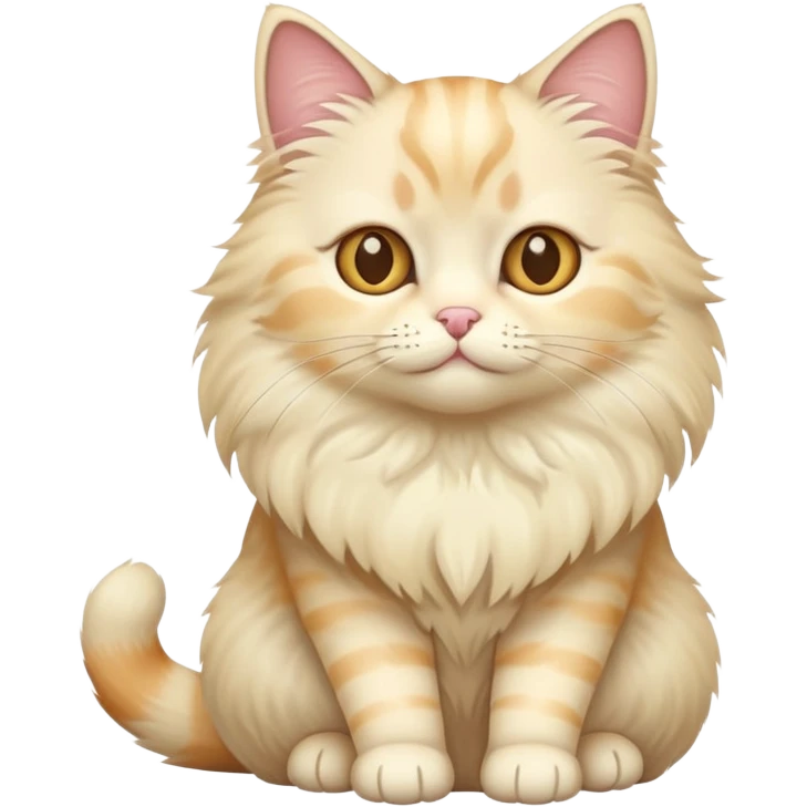 Cream colored cat emoji