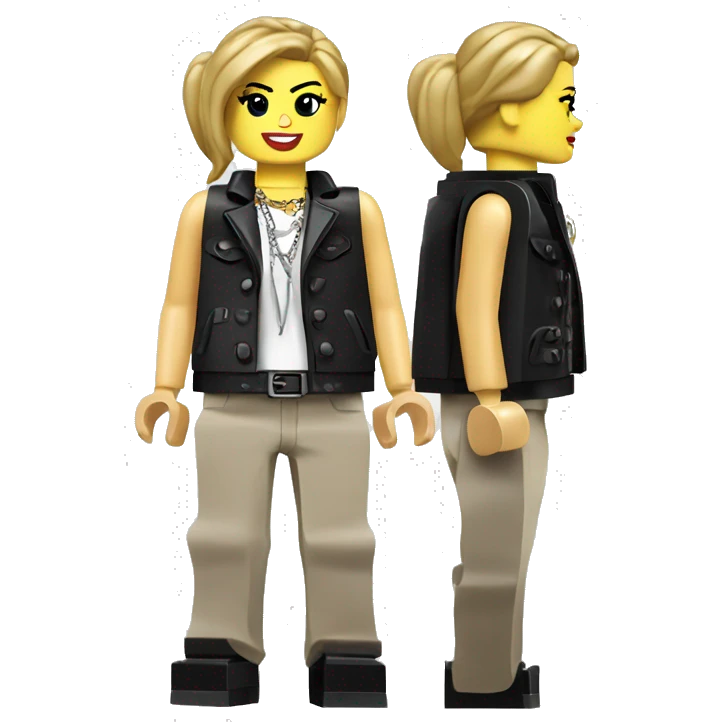 MILEY CYRUS lego full body emoji