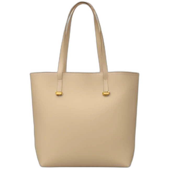 Tote bag beige emoji