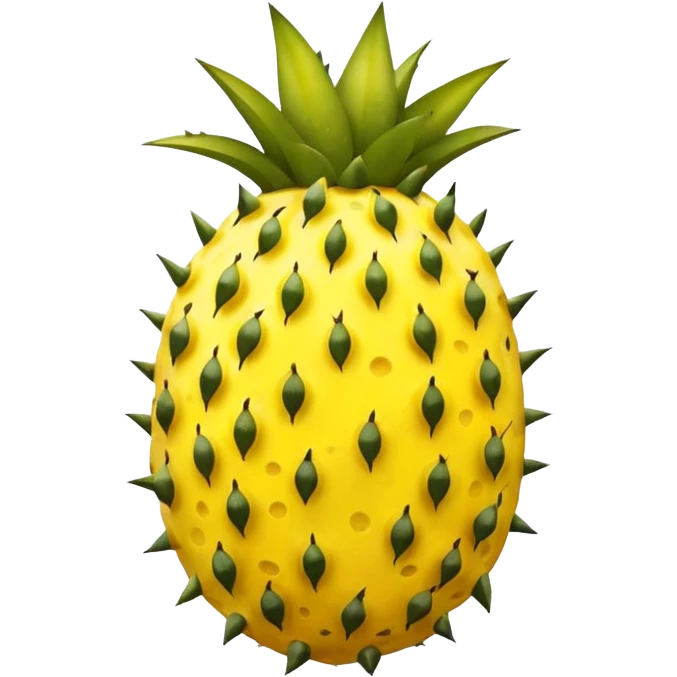 pitahaya  yellow fruit emoji