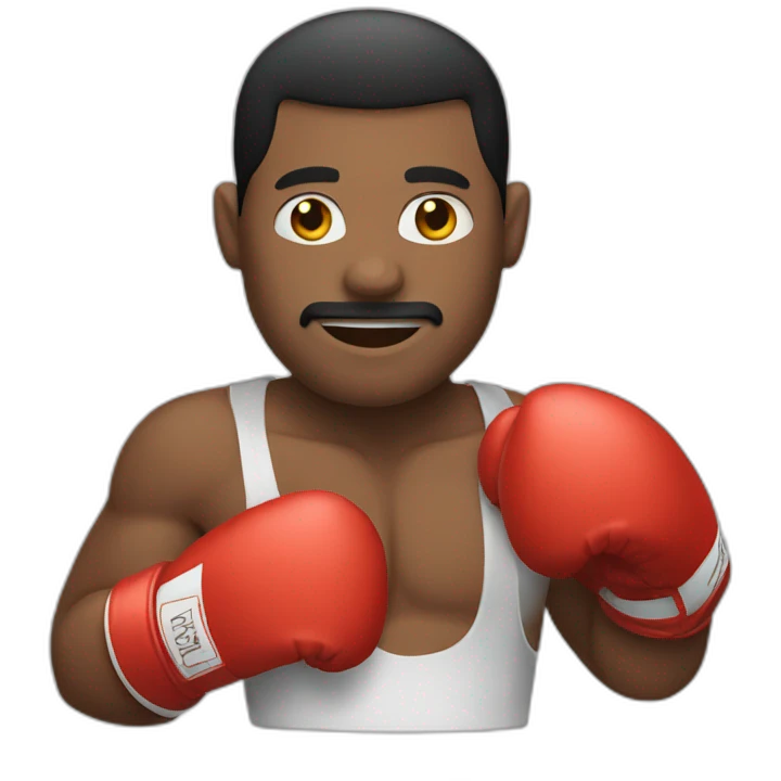 man wearing boxing gloves emoji