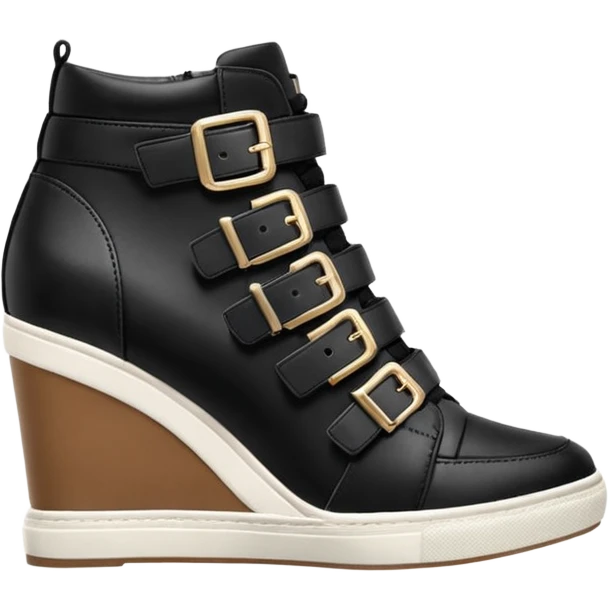 steve madden wedge sneakers strap emoji