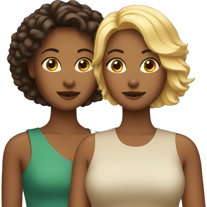 three diverse women emoji