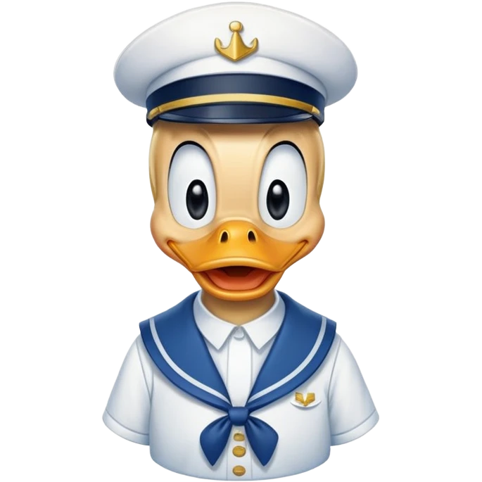 Donald Duck Disney style emoji