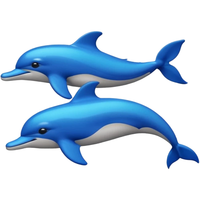 photo frame decorated with sea water and blue dolphins, emoji style emoji