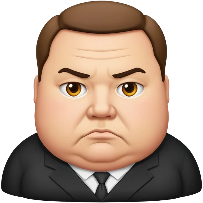 photorealistic fat official emoji