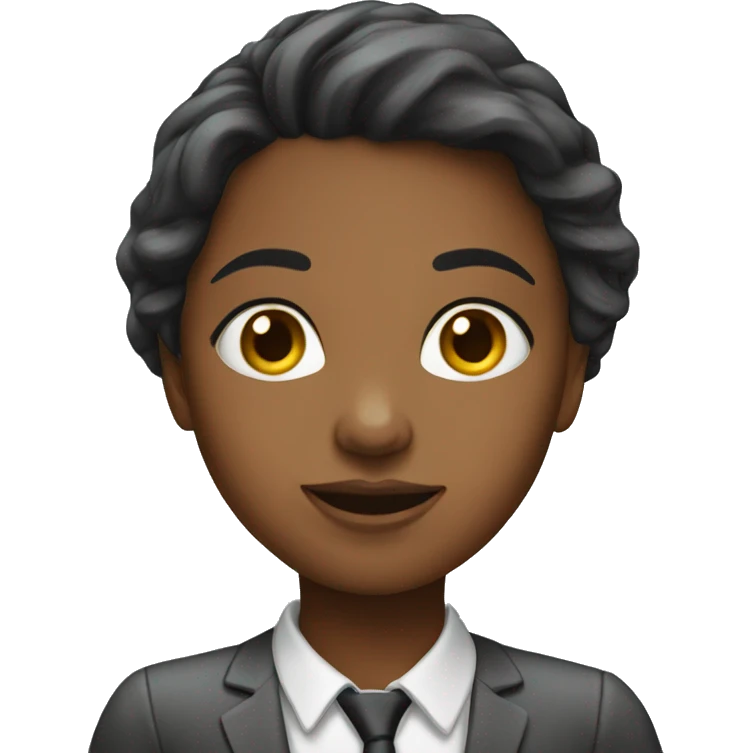 Girl in corporate office  emoji
