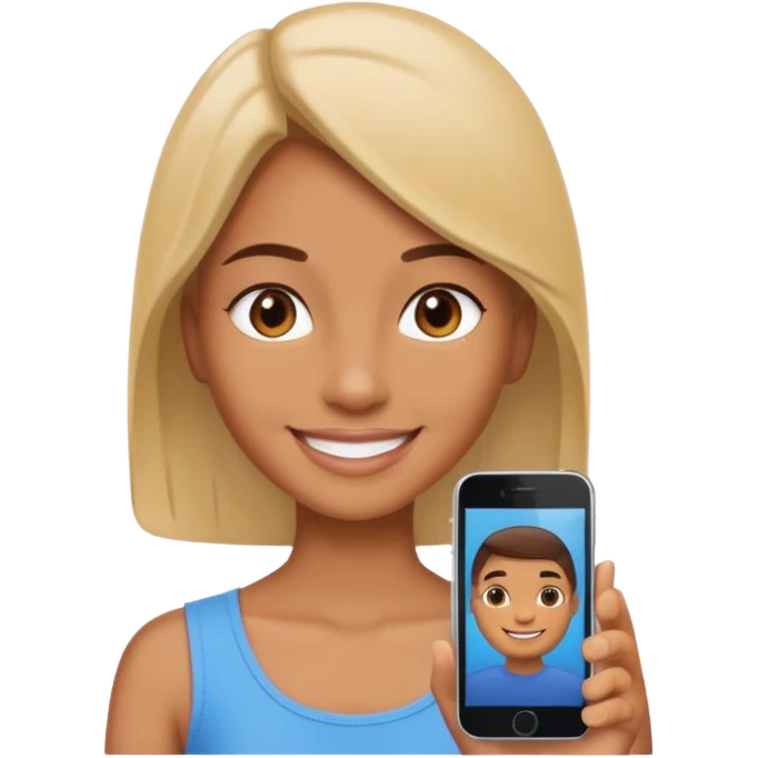 text message with photo emoji