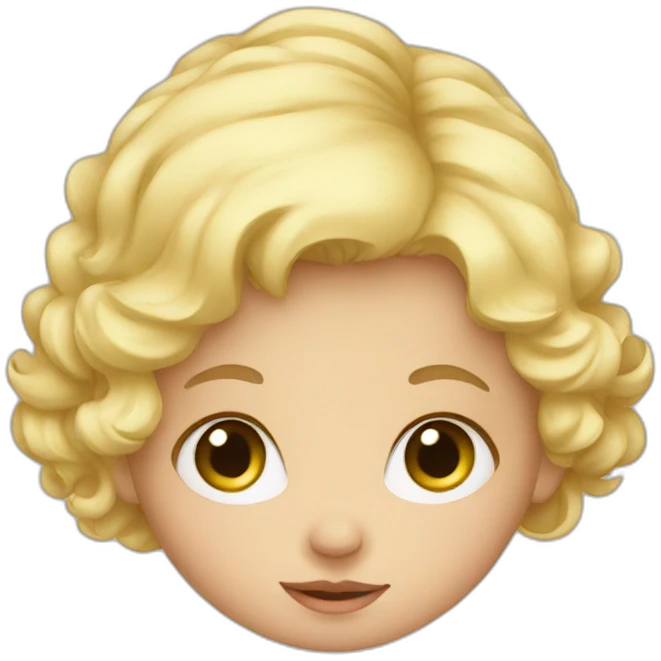 Baby blond emoji
