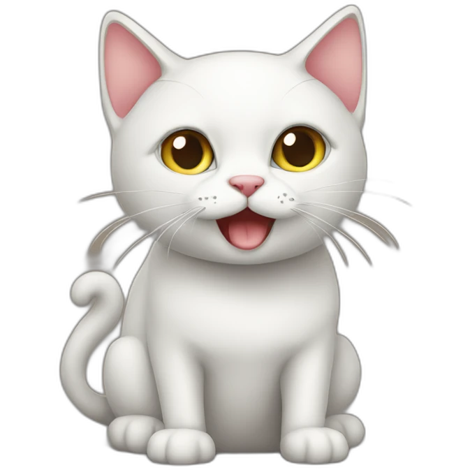 cat with emoji