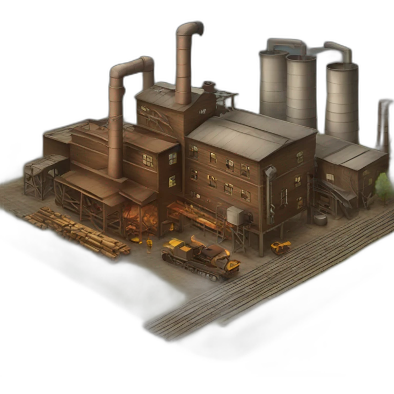 wood factory emoji