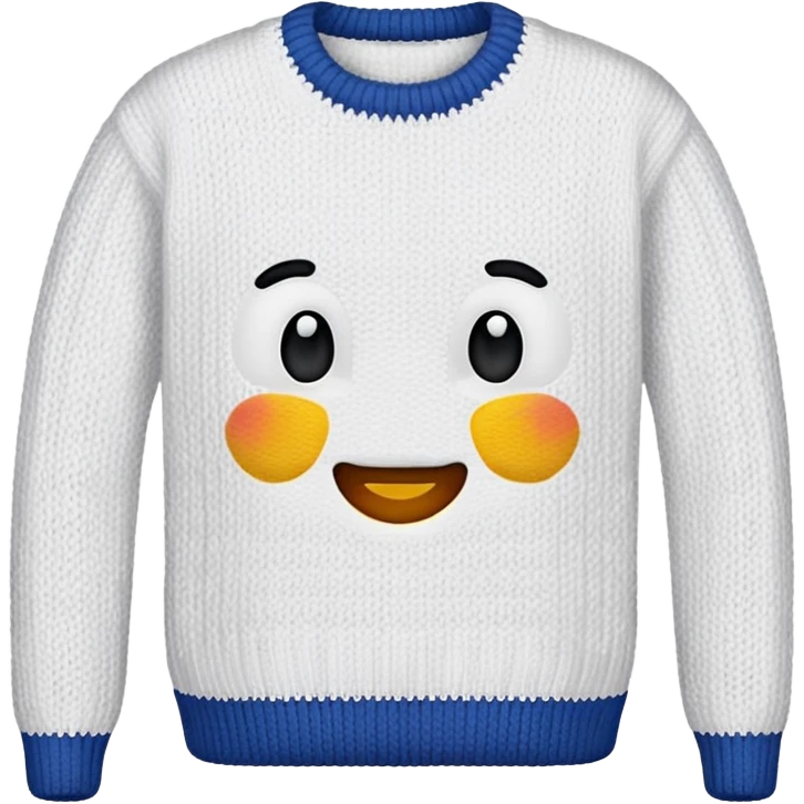 white sweater emoji
