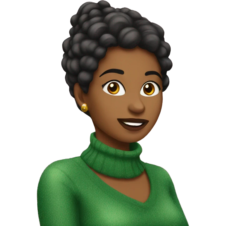 Coquette Christmas emoji